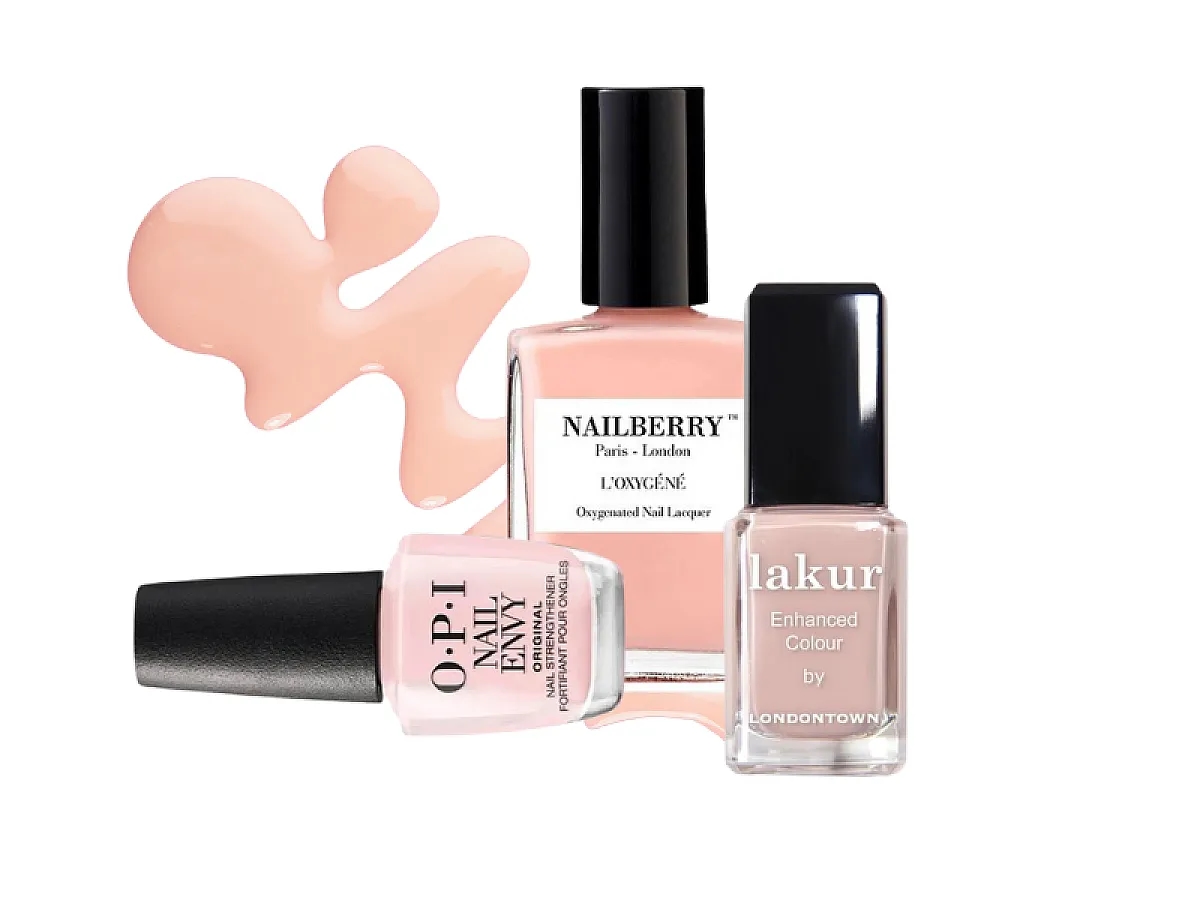 Collage avec différents vernis à ongles pour le Ballet Core. Disponible chez PerfectHair.ch