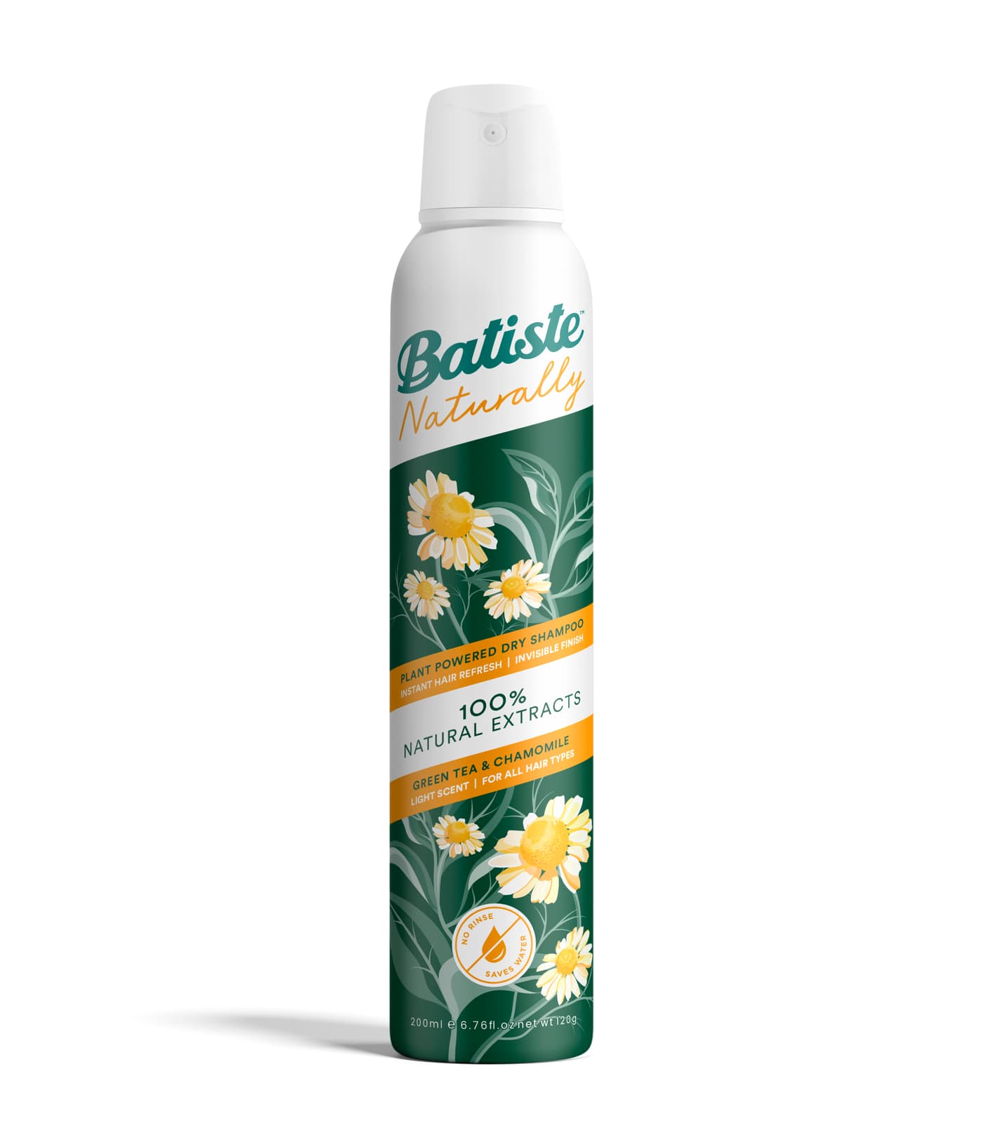 Batiste - Naturally Green Tea&Chamomille Dry Shampoo
