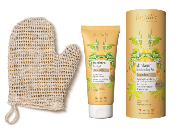 Farfalla Sets - Mandarine gommage douche