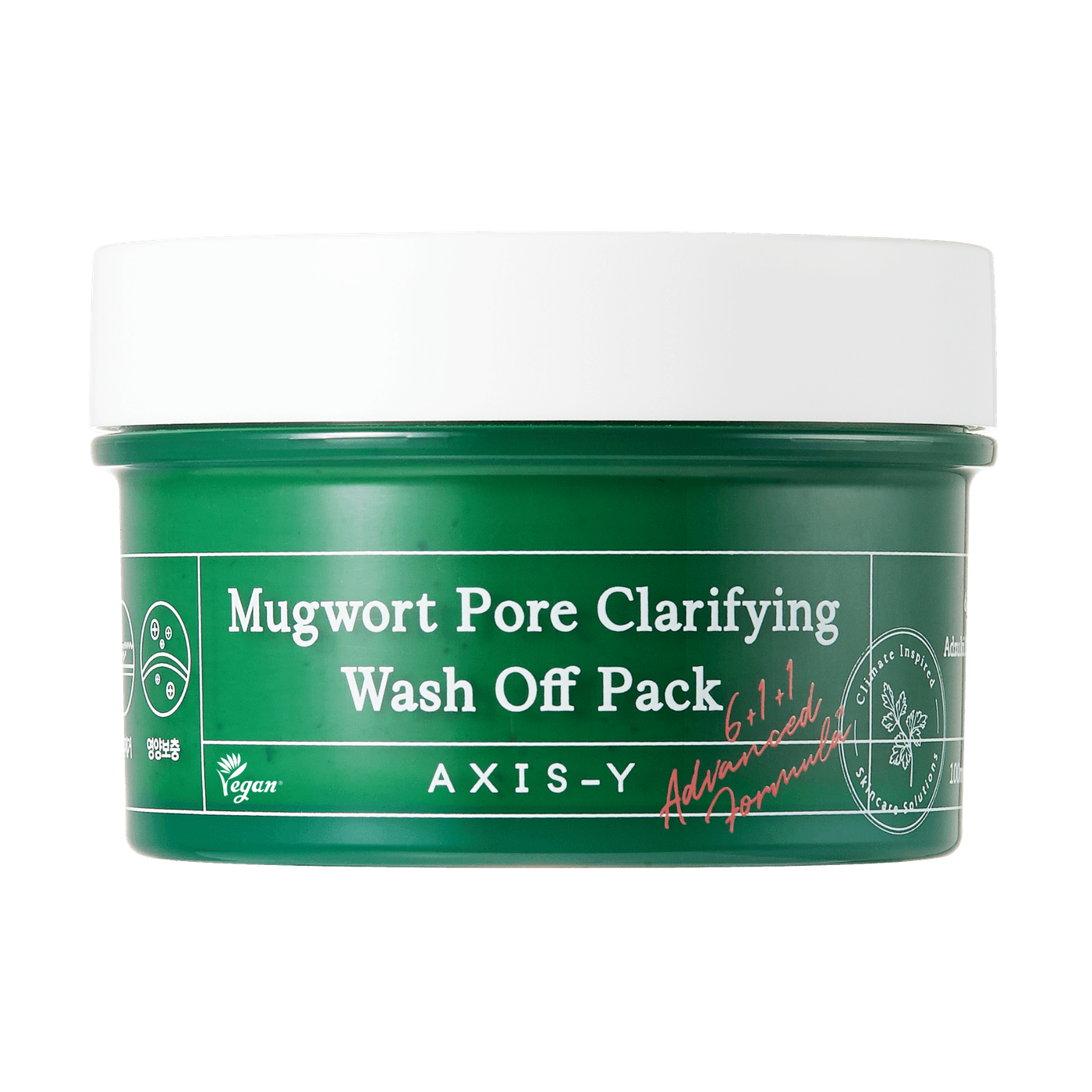 6+1+1 - Mugwort Pore Clarifying Wash Off Pack