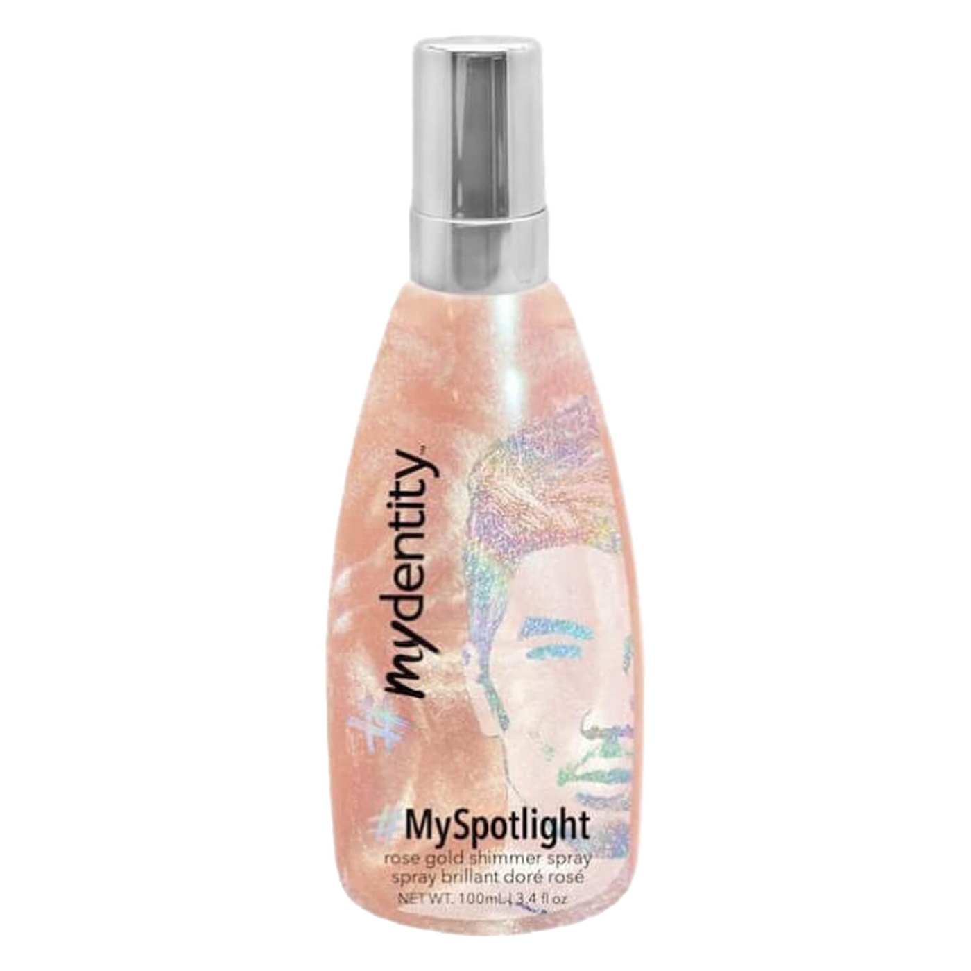 Produktbild von mydentity Styling #MySpotlight Rose Gold Shimmer Spray