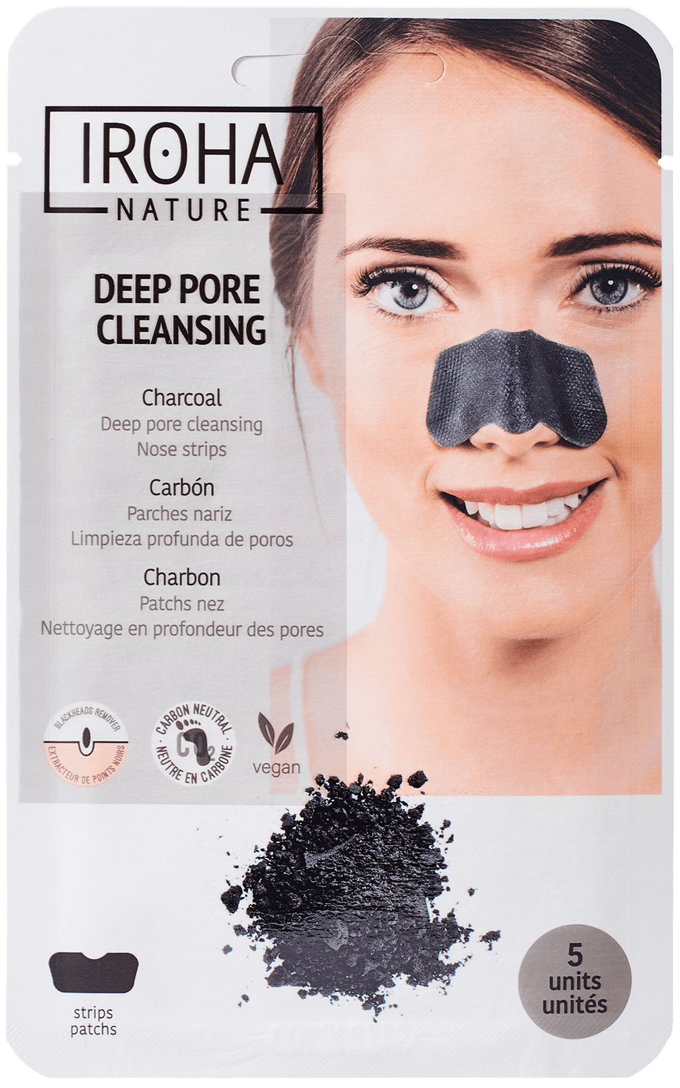 Iroha Nature - Charcoal Deep Pore Cleansing Nose Strips