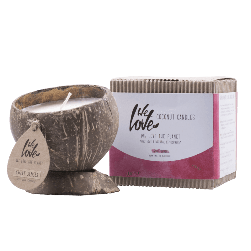 We Love The Planet - WLTP Soy Wax Candle in Coconut Shell Sweet Senses