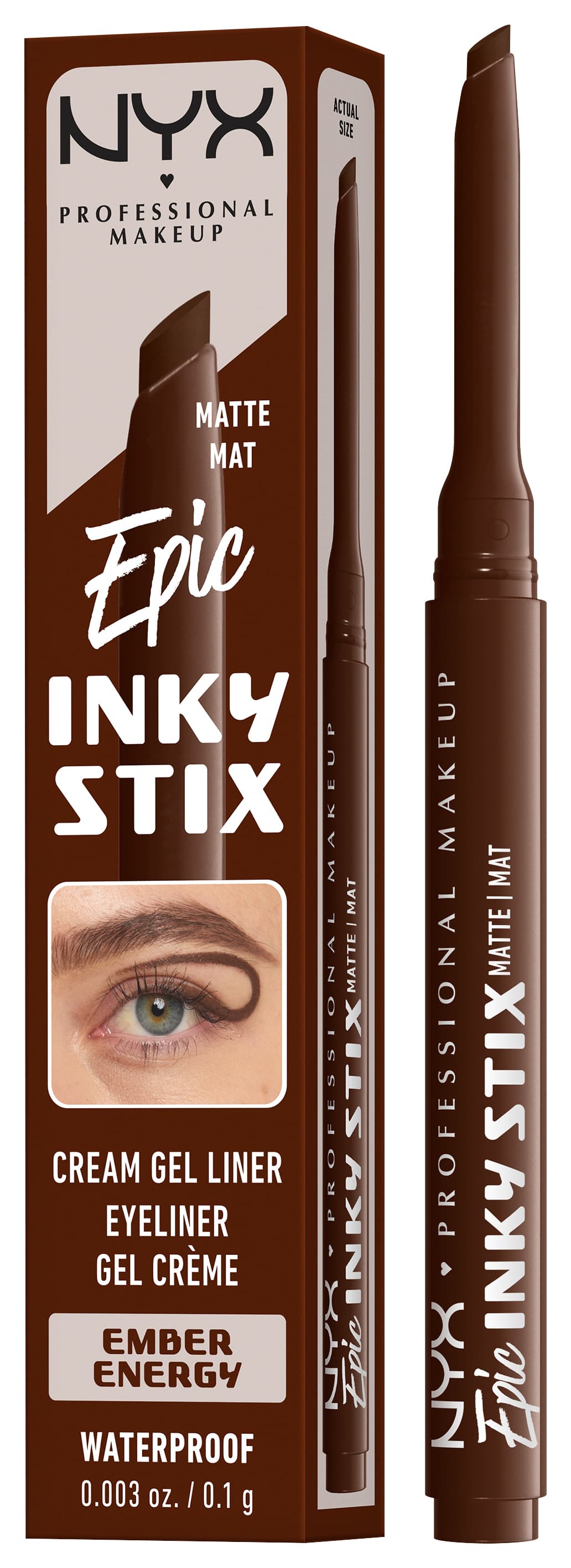 NYX Liner - Epic Inky Stix Cream Gel Eyeliner Waterproof Ember