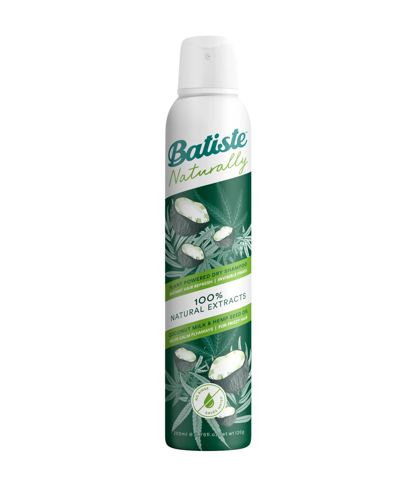Batiste - Naturally Coconut&Hemp Seed Oil Dry Shampoo