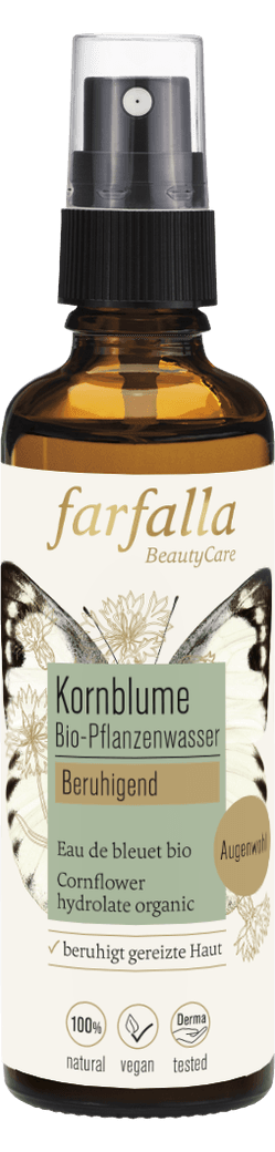 Farfalla Bio-Pflanzenwasser - Kornblume Bio-pflanzenwasser Beruhigend