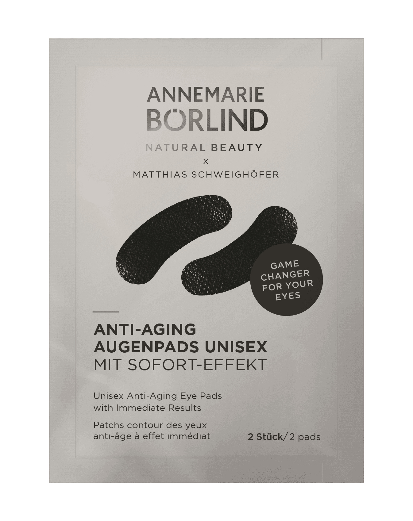 Annemarie Börlind Eyes - UNISEX AUGENPADS - BLACK  Anti-Aging Augenpads mit Sofort-Effekt