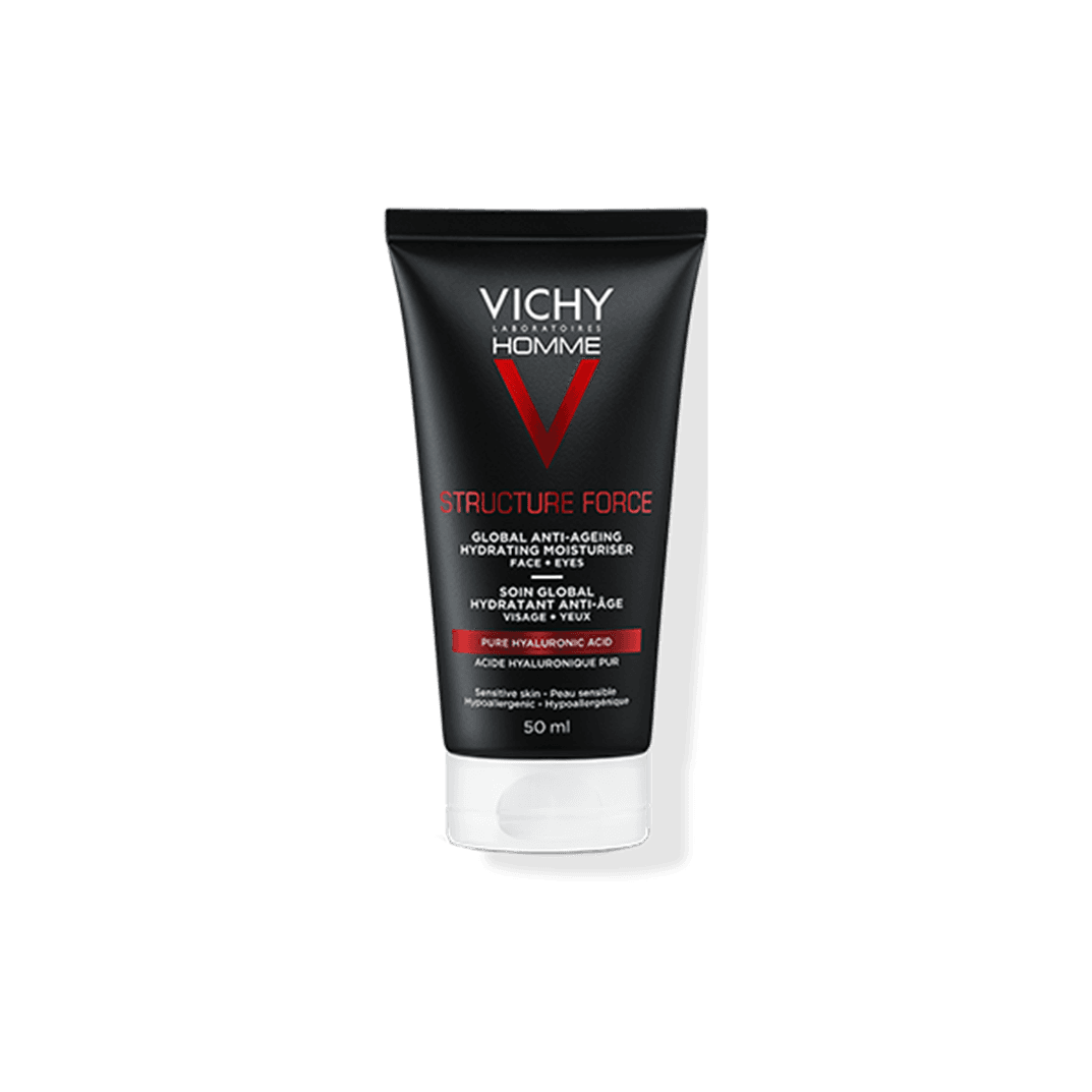 Vichy Homme - Structure Force - Komplette Anti-Aging Pflege für Gesicht & Augenkonturen