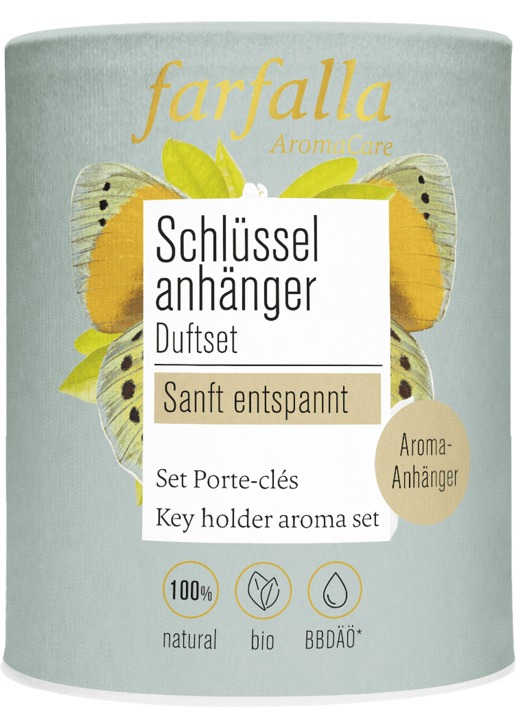Farfalla - Schlüsselanhänger duftset sanft entspannt