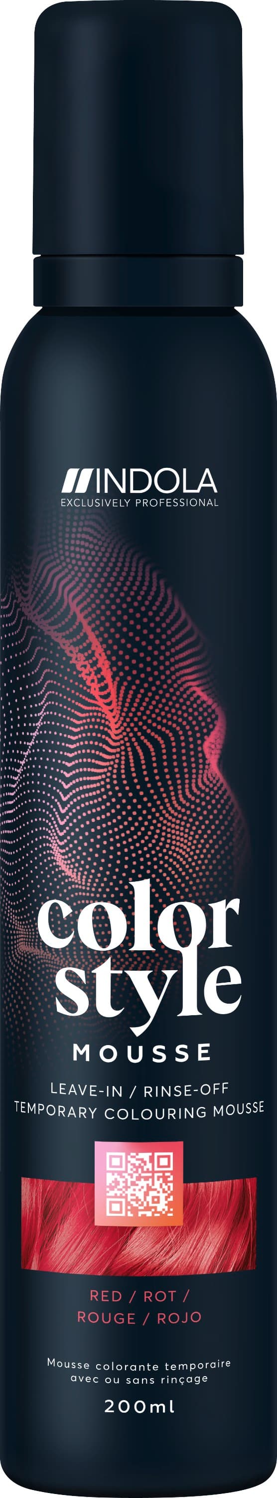 Indola Color - Color Style Mousse Rouge