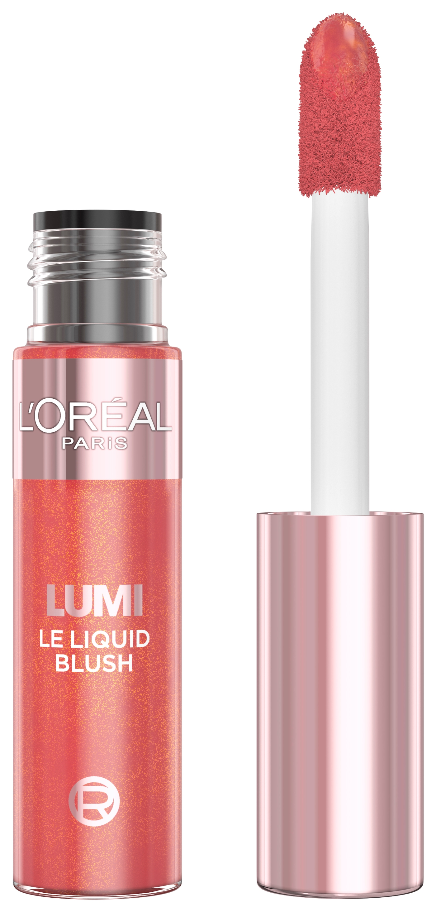 Produktbild von L'Oreal Cosmetics - Lumi Le Liquid Blush 625 Glowy Gold Pink