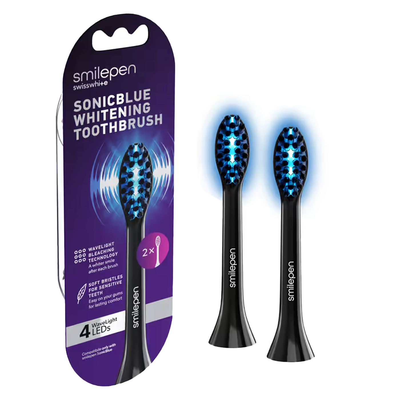 Image du produit de smilepen - Sonicblue Whitening Schallzahnbürste Ersatzbürstenköpfe 6 LED