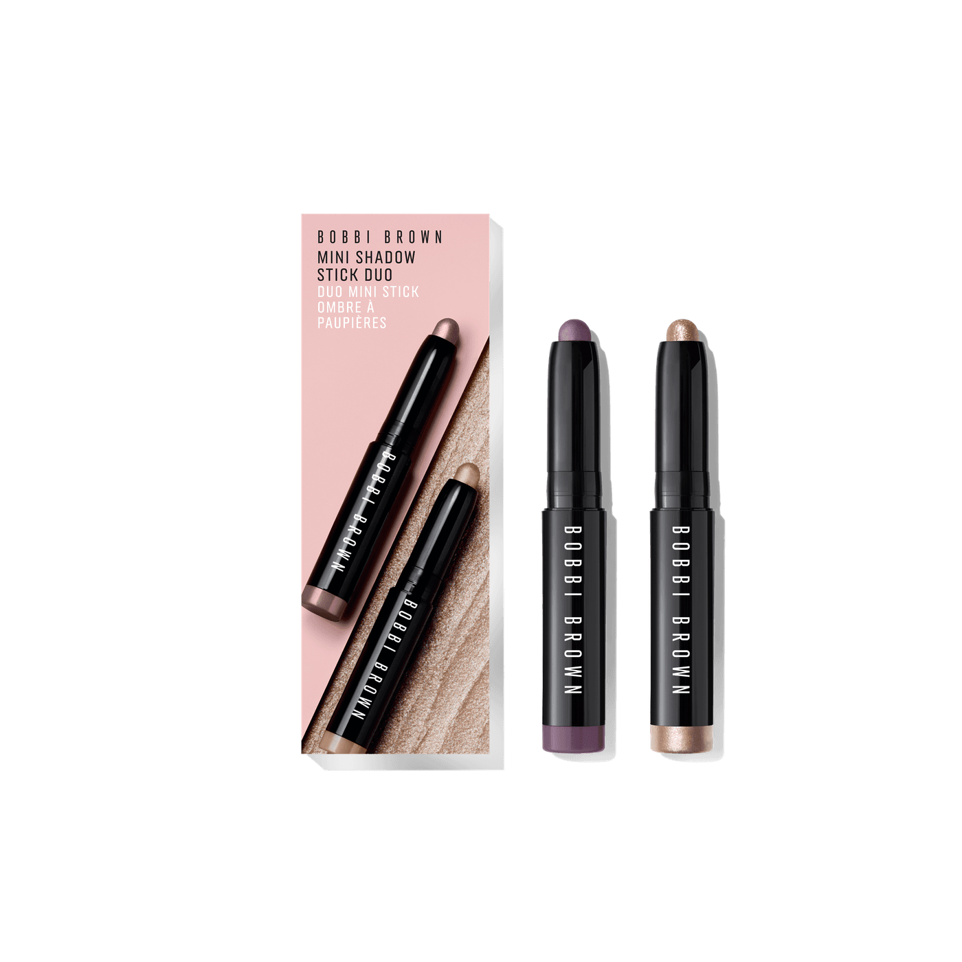 BB Eye Shadow - Mini Long-wear Cream Shadow Stick Duo - Mica/dusty Mauve