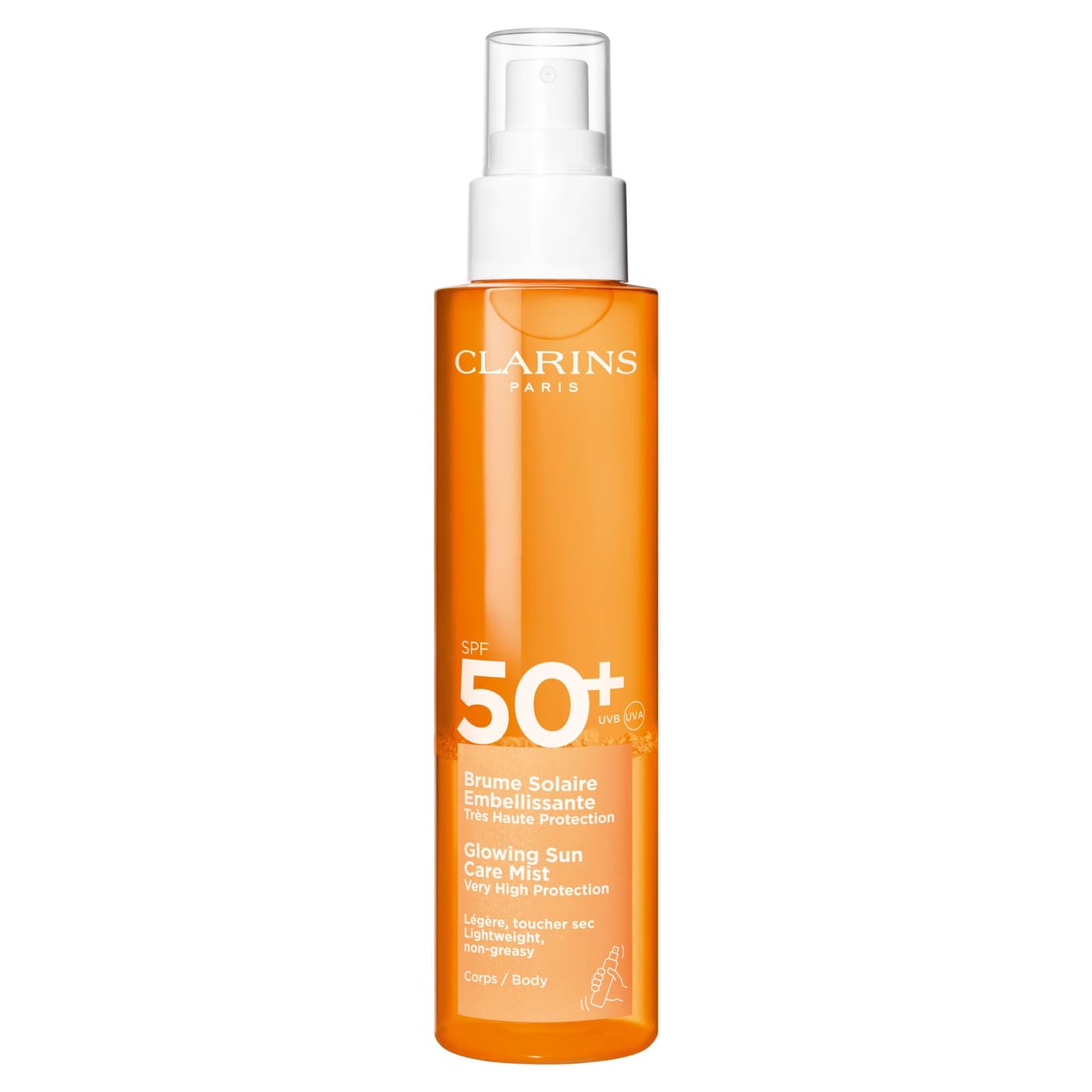 Clarins Sun - Verschönerndes Sonnenspray Für Den Körper Spf50+